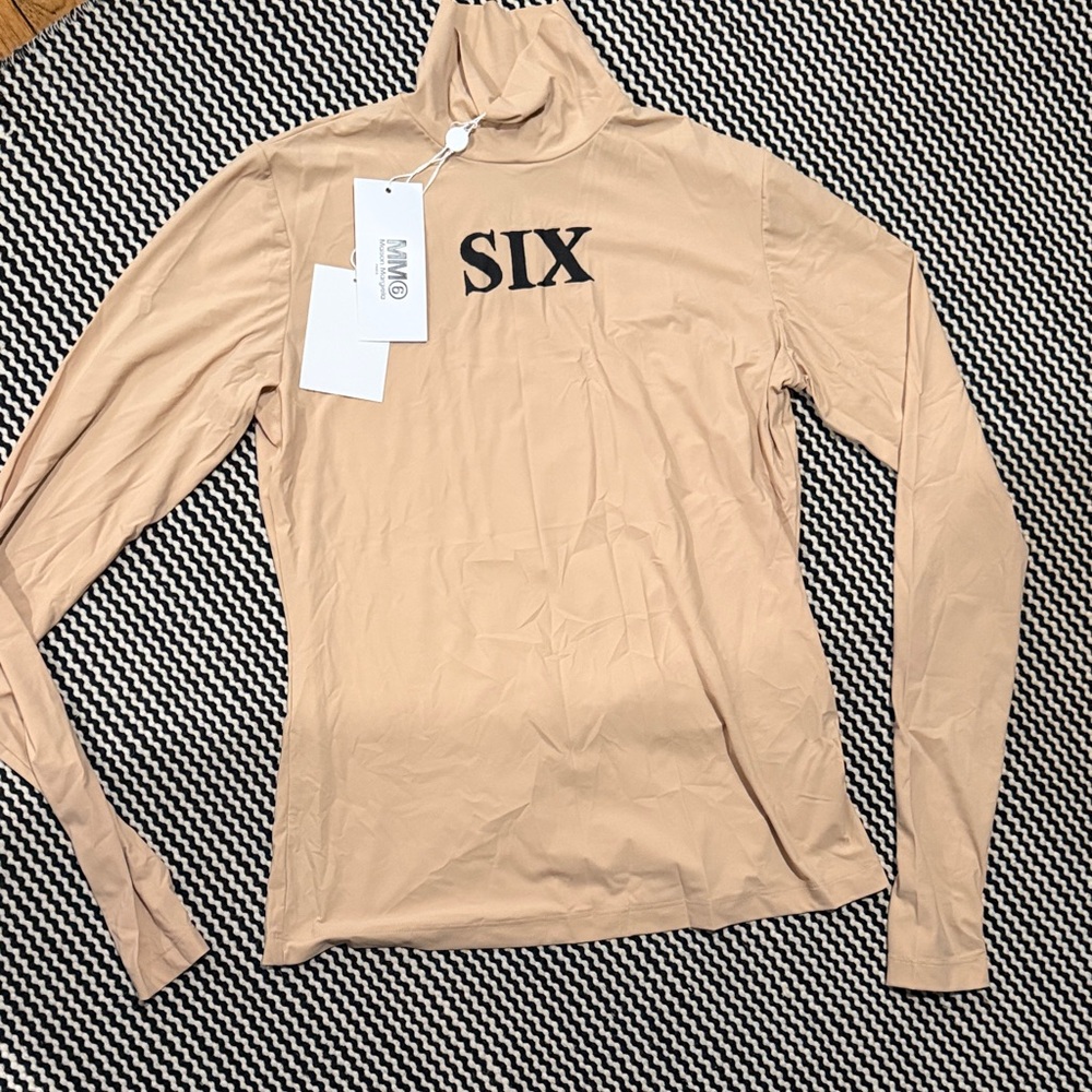 Beige Long Sleeve Men's Shirt